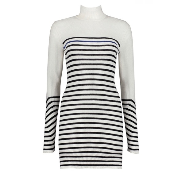 RAG & BONE Kate Stripe T-Neck Dress size Xlarge - Picture 1 of 8